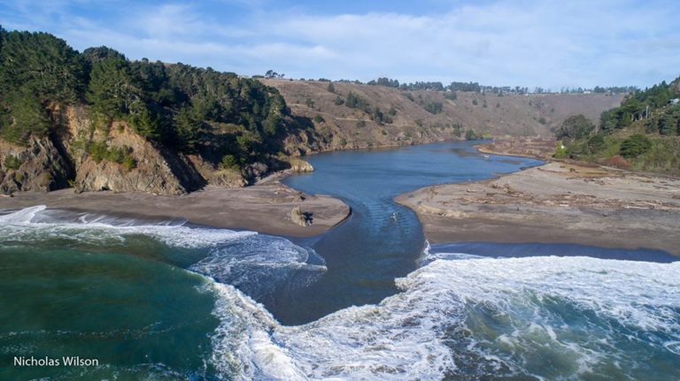 The Navarro River opened, as photographed by Nicholas Wilson ...